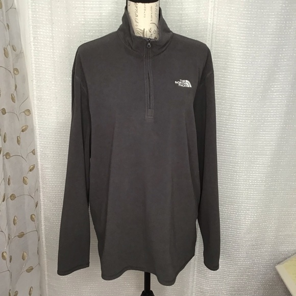 The North Face Quarter Zip Pullover Fleece Jacket - Picture 1 of 9